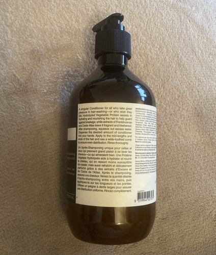 Aēsop Conditioner - Bergamot Rind, Frankincense & Cedar Atlas 500ml New - Picture 3 of 7