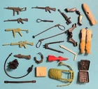 Vintage GI Joe Cobra Weapons & Accessories Lot. Firefly, Grunt, Destro, Snowjob