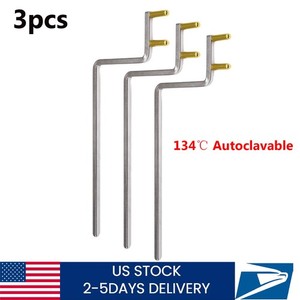 3 Pcs Dental X Ray Holder Posterior Aiming Bar Metal Indicator Arm