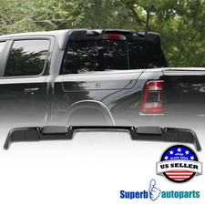 Fits 2019-2024 Dodge Ram 1500 Truck Cab Matte Black Spoiler Wing Splitter 19-21