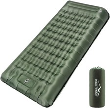 Sleeping Pad Ultralight Inflatable Sleeping Mat with Built in Foot Pump