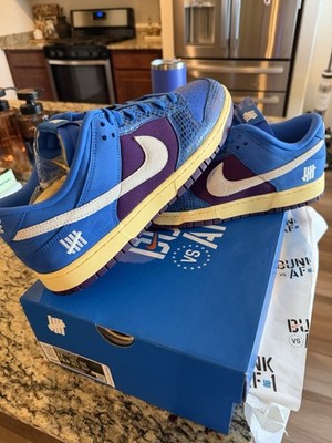 Nike Dunk Low SP Undefeated ''5 On It'' Signal Blue/White/Night Purple DH6508-400