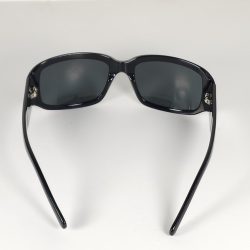 Prada SPR 12H Vtg 2000's 1AB-1A1 Black Rectangle Wrap Sunglasses 56-18 130 Italy - Picture 5 of 15