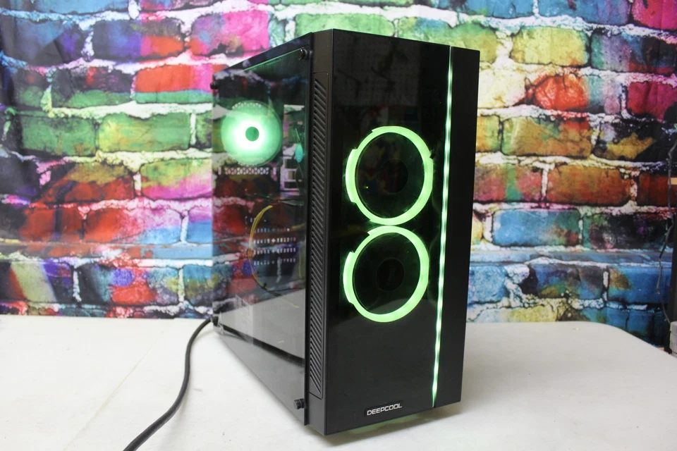 Custom RGB Gaming Desktop PC Intel i7 Quad 8 GB 500 SSD Nvidia Quadro K620 2 GB - Image 3 of 4