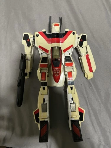 ORIGINAL VINTAGE TRANSFORMER G1 AUTOBOT JETFIRE BROKEN FIGURE FOR PARTS & REPAIR