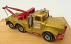 Matchbox Super Kings Scammel Heavy Wreck Truck Gold 1969 England Lesney Vintage
