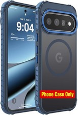 Strong Magnetic Matte Blue Case for Google Pixel 11/11 Pro, Compatible with Pixe