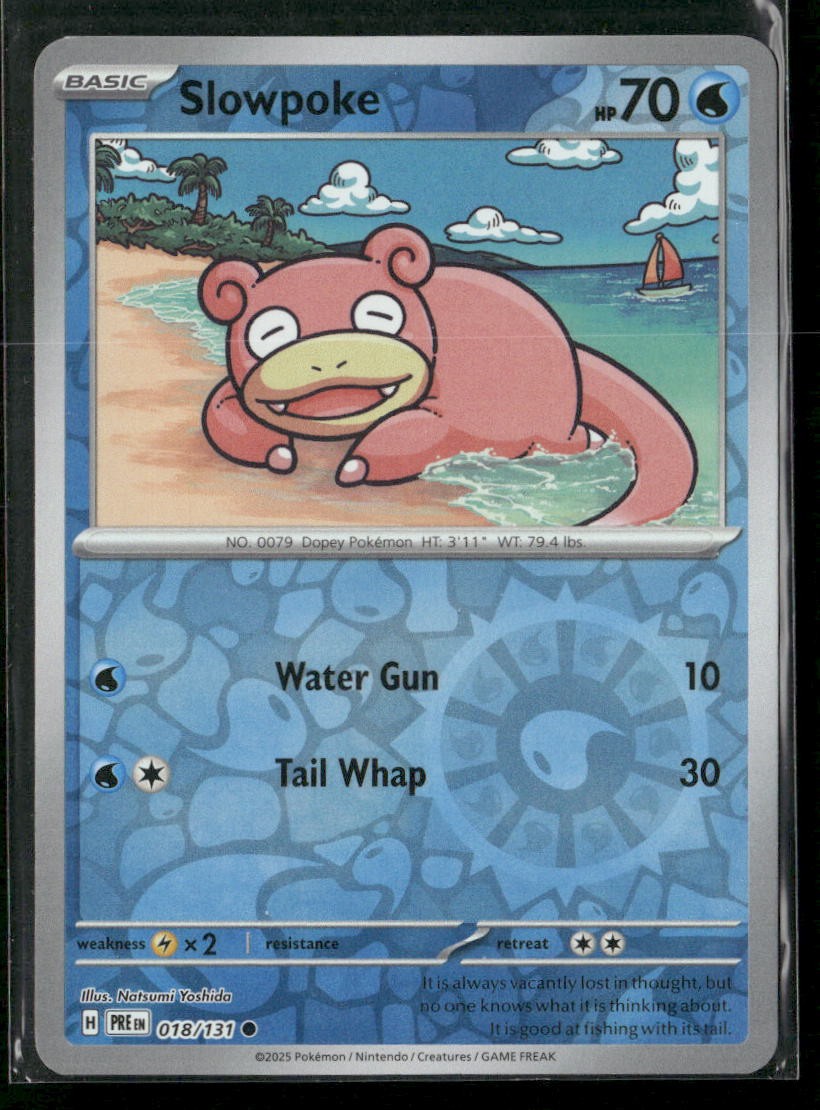Slowpoke SV: Prismatic Evolutions 018/131 Reverse Holo NM