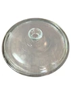 Pyrex Vintage Clear Glass Round Lid 5” Knob #405 Replacement Lid