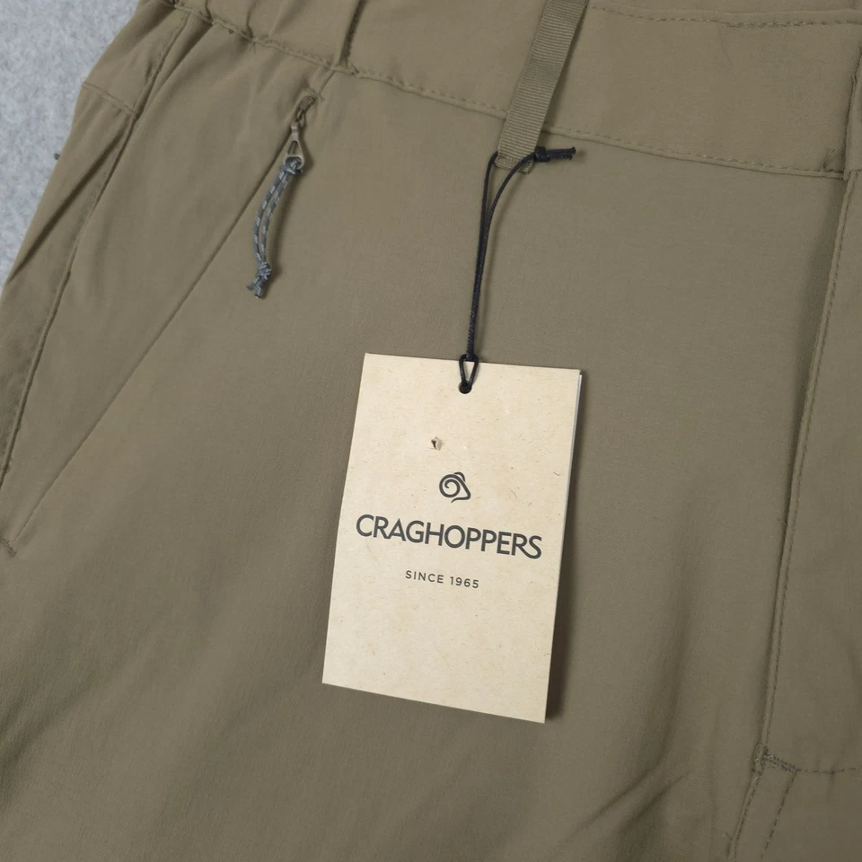 Pantalones Craghoppers Para Hombres 36 Cortos Kiwi Pro Caqui Ajuste Activo Elastizados Senderismo Aire Libre Foto 4 de 4