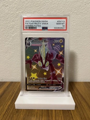 Toxtricity VMAX SV113/SV122 Shining Fates Shiny Vault 2021 PSA 10 GEM MINT