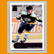 Andrew Brunette #10 1999-100 Pacific Paramount Red Nashville Predators Hockey