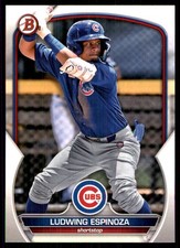 Ludwing Espinoza 2023 Bowman Draft #BD-117 Cubs MLB READ FREE SHIP AutographDen