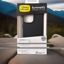 OtterBox Symmetry Series Clear Case for MagSafe for Apple iPhone 17 - Black