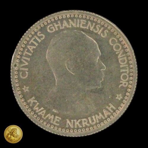 1958 Ghana Sixpence Coin Cupro-Nickel AU -E1214