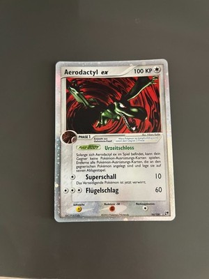 Aerodactyl ex 94/100 Sandstorm Holo LP/NM German Deutsch KP