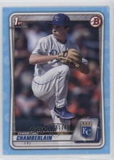 2020 Bowman Draft Sky Blue Border 31/499 Christian Chamberlain #BD-84 y0i