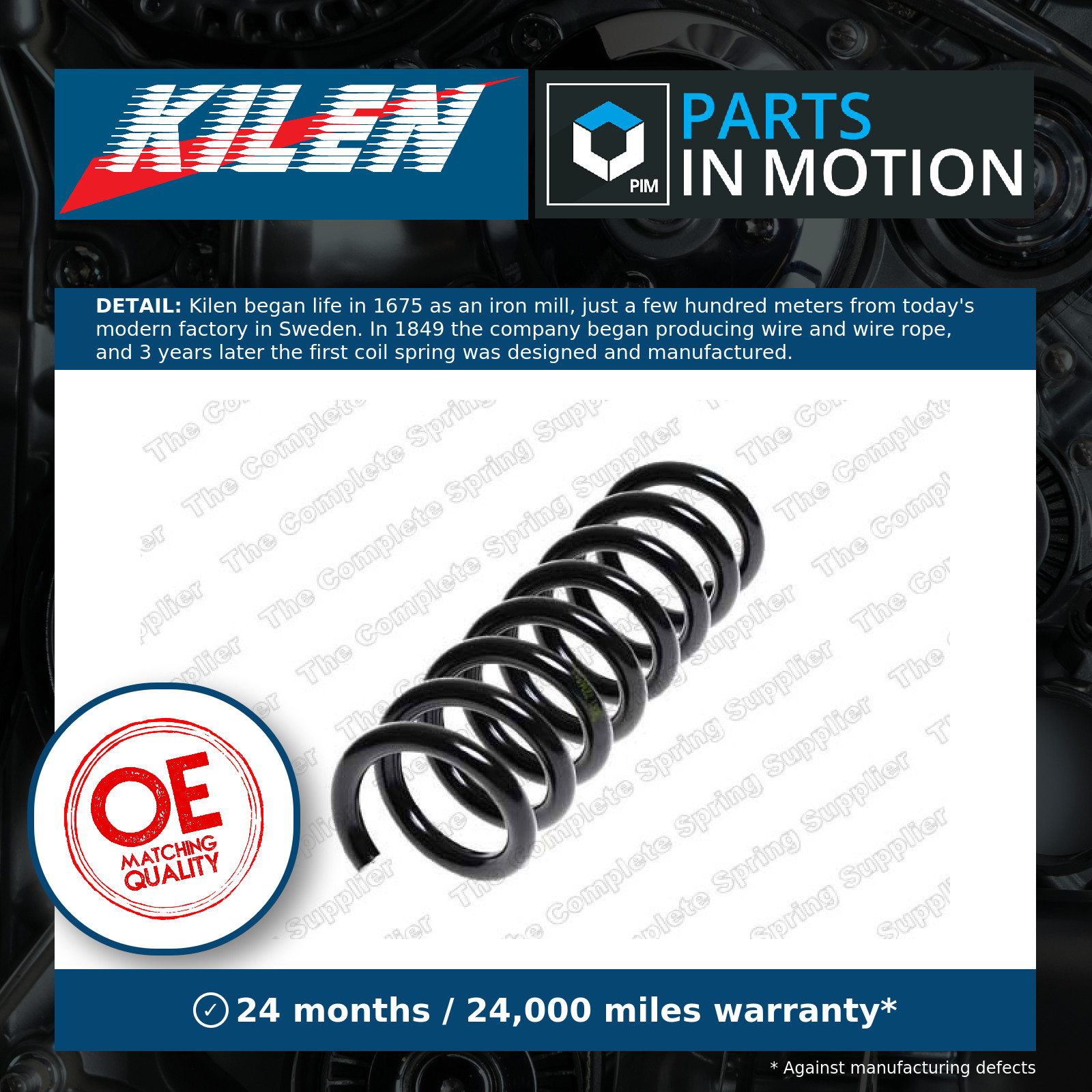 Coil Spring fits MERCEDES E270 W211 2.7D Rear 02 to 08 OM647.961 Suspension New - Image 5