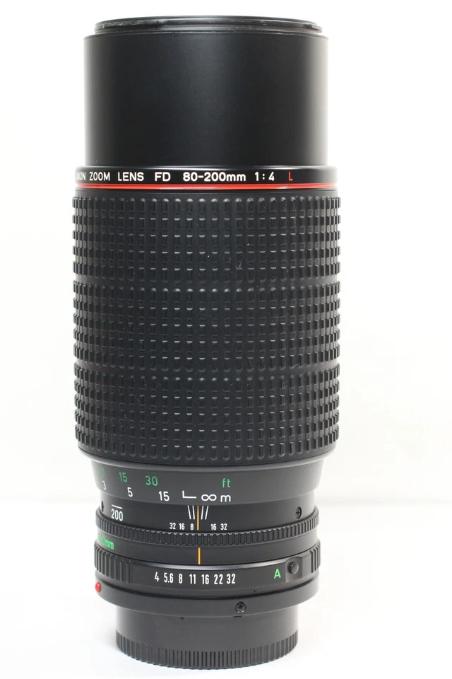Nuevo teleobjetivo zoom Canon FD NFD 80-200 mm F/4 L MF de Japón Foto 4 de 4