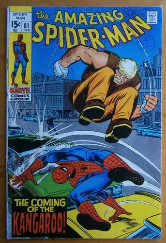 Amazing Spider-Man #81 1st Appearance of Kangaroo  CENTS    VG  read description