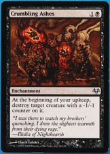 Crumbling Ashes Eventide NM Black Uncommon MAGIC MTG CARD (ID# 512414) ABUGames