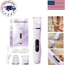 2-in-1 Bikini Trimmer  Electric Razor - Hypoallergenic Hair Removal for Women