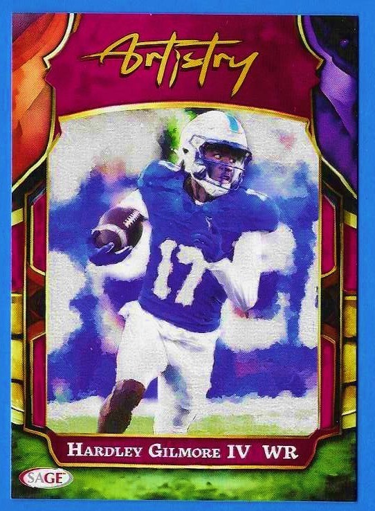 2026 Sage Artistry Football Red Hardley Gilmore IV #55 Kentucky Wildcats