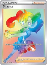 Shauna - 278/264 - Pokemon Fusion Strike Sword & Shield Secret Rare Card NM