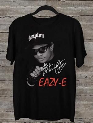 Rapper Eazy E Eazy E 100% Cotton T- Shirt Black Unisex All Size