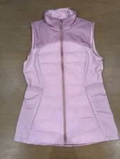 Lululemon Down For It All Vest SIZE 6 Pink Peony