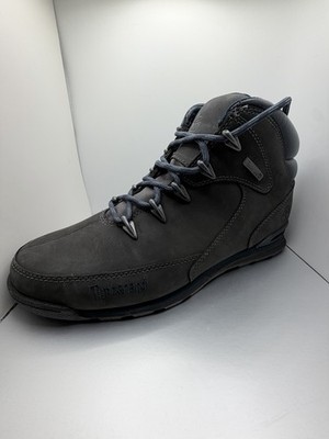 NEW Timberland Men's Euro Rock Mid Hiker Size 10.5 Dark Grey Nubuck