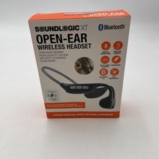 SoundLogic XT Open-Ear Wireless Headset Bluetooth 5.0 - Black