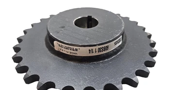 Martin Pignon 1-1/4" Alésage 60BS30 30 Dents Acier Carbone, Avec Clavette - Photo 1/4