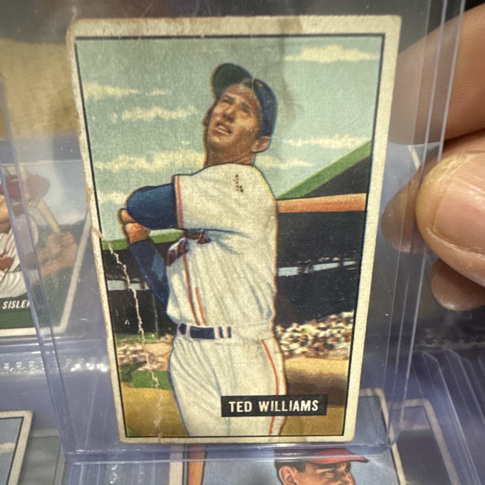 1951 Bowman Ted Williams #165