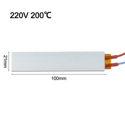 PTC Heizelement 100x21x5 mm Größe Heizung Lebensmitteleffiziente Wärmeverteil