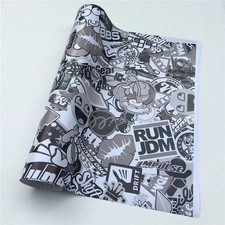 Sticker Bombvinyl Black White Wrap Decals Film Graffiti Cartoon Sheet Diy Sticker Bombvinyl Black White Wrap Decals Film Graffiti Cartoon Sheet Diy