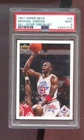 1991-92 Upper Deck #48 Michael Jordan All-Star Checklist PSA 9 Graded Card NBA