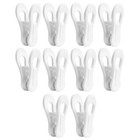 10 Pcs Hanger Clips Clothes Pin Plastic Clips Clothes Clips for Laundry