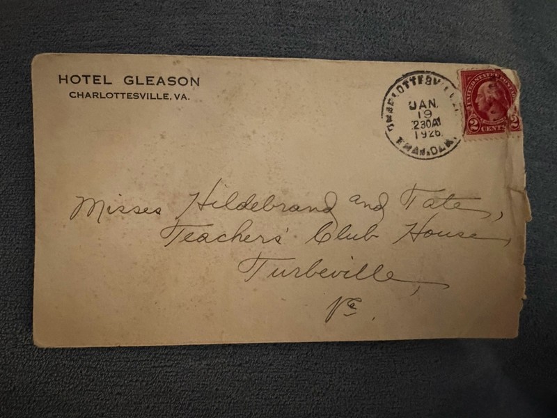 1926 Hotel Gleason Charlottesville VA Hildebrand Tate Teachers Club Turbeville