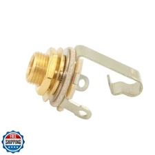 Switchcraft 11 Gold 1/4-Inch Electric Guitar Input Jack