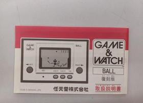 GAME WATCH Model BALL Reissue NINTENDO