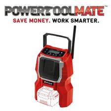Image of Einhell Cordless Site Radio Speaker 18V Bluetooth TC-SR 18 Li BT Audio BODY ONLY