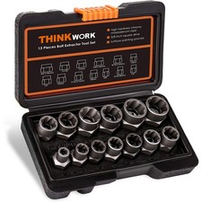 Impact Bolt Extractor Set 13 Piece Bolt & Nut Remover Set Stripped Bolt
