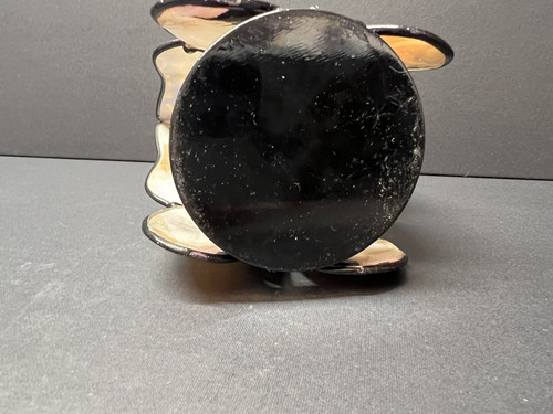 Hand Painted Butterfly Capiz Shell Candle Holder - Picture 5 of 5