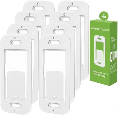 Wallplate Brackets Compatible with Lutron Caseta Pico Remote & Smart Switch - 8-