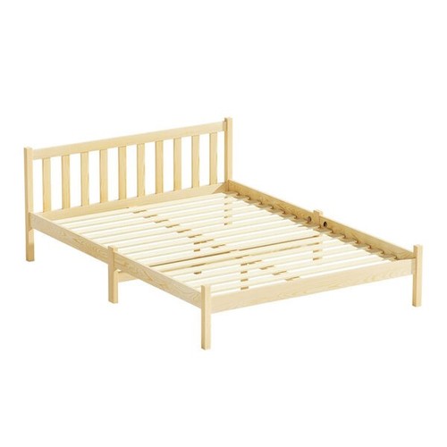 Bed Frame Double Size Wooden Oak SOFIE - Picture 9 of 9