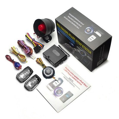 Car Keyless Entry Engine Start Car Alarm System with Remote Start and Smart Push