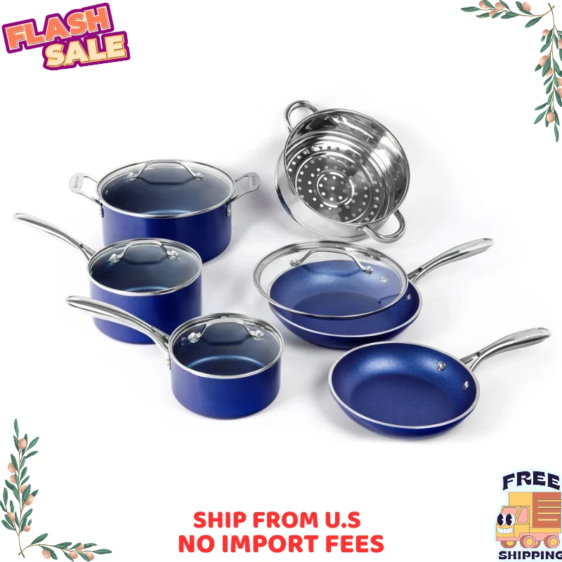 Granitestone Original 10 Piece Nonstick Cookware Set