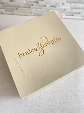 NEW Brides and Hairpins crystal Bridal Belt Sash Silver