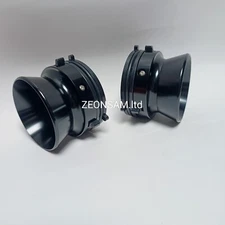 1 Pair Pro 1/4" Revox  NAB Hub Adapters For Reel To Reel Tape Recorders (Black）